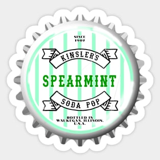 Kinsler's Spearmint Soda Pop Sticker